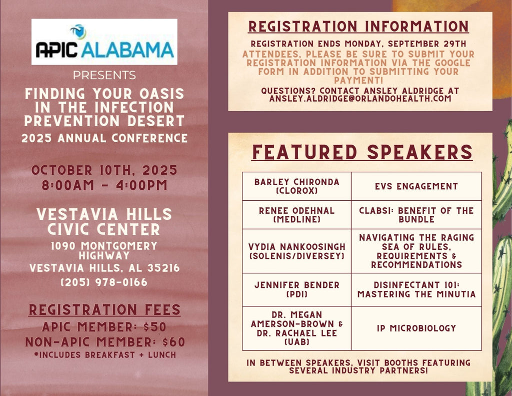 2025 APIC Alabama Fall Workshop - APIC Member